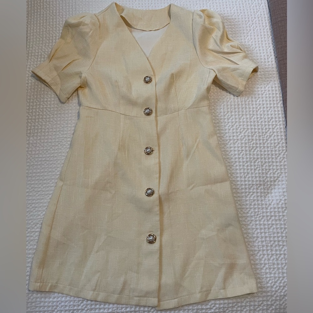 Button front dress